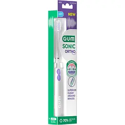 Зубна щітка GUM Sonic Ortho звукова ортодонтична - мініатюра 7