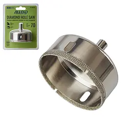 Свердло корончате Alloid Building Tools алмазне по склу та кераміці 70 мм (GS-50070) - мініатюра 2