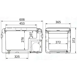 Компресорний автохолодильник Alpicool CL30G (29 літрів, LG Compressor) - мініатюра 7