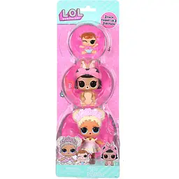 Набір ігрових фігурок L.O.L. Surprise OPP Tot + Pet + Lil Sis Флаувер чайлд Шорт стоп Хо (987871) - мініатюра 4