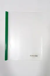Папка Economix А5 E31261 65л. з пліч. планкою-притиском (4044572312617) Зелений