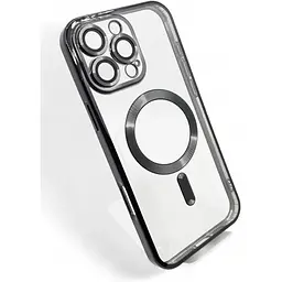 Чохол-накладка BeCover TPU Chrome Case (MagSafe) для Apple iPhone 16 Pro Max Black (712085) - мініатюра 2