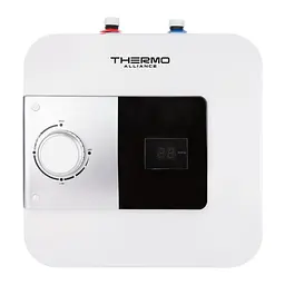 Водонагрівач електричний Thermo Alliance, 1500 Вт, мокрий ТЕН, 15 л під мийку, вертикальний, прямокутний, білий (SF15S15N)