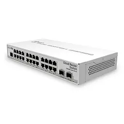 Комутатор Mikrotik CRS326-24G-2S+IN, 24xGb LAN, 2xSFP+cages, RouterOS L5 або SwitchOS (dualboot), des - мініатюра 2