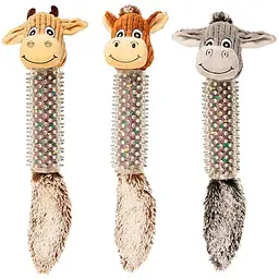 Flamingo Cow/Horse/Donkey Spines фламинго корова лошадь ослик м'яка іграшка з пищалкою для собак