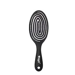 Щітка для волосся масажна продувна скелетна Salon Professional 18200P SL, чорна