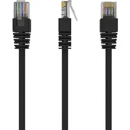 Патч-корд 3м UTP cat 5е CCA Cablexpert (PP12-3M/BK)