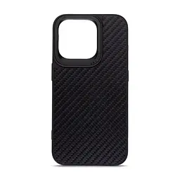 Чехол Harder Carbon Pattern для Apple iPhone 15 Pro Black (ARM76777)