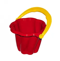 Дитяче іграшкове відерце "Ромашка" Colorplast 1142 Червоний
