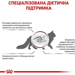 Сухий корм для котів Royal Canin Gastrointestinal Moderate Calorie при розладах травлення 2 кг - мініатюра 4
