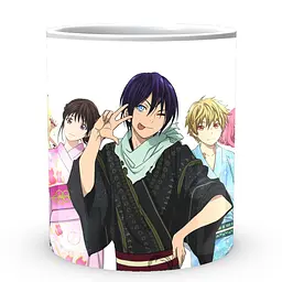 Кухоль GeekLand Noragami Бездомний Бог Ято та шкільна компанія у кімоно NRG 02.014 330 мл білий - мініатюра 2
