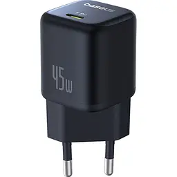 Мережевий зарядний пристрій Baseus PicoGo GaN USB-C 45W Cosmic Black (P10176800123-00) [127626] - мініатюра 3