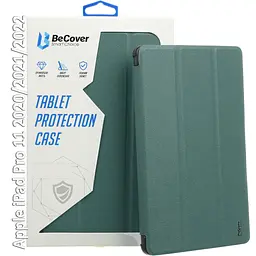 Чохол до планшета BeCover Tri Fold Hard BeCover Apple iPad Pro 11 2020/2021/2022 Dark Green (709667) - мініатюра 6