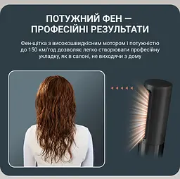 Фен-щітка Rowenta Air Shape UB9820E0 - мініатюра 3
