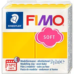 Пластика для біжутерії Soft Жовта 57 г Fimo (4006608809454)