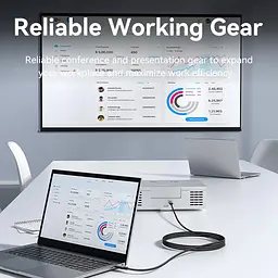 Кабель HDMI M - M, 12.0 м, V2.0 4K 30Гц обплетення Vention - мініатюра 8