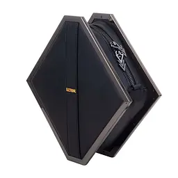 Сумка для секс-іграшок LOCKINK Mysterious Square Kink Bag, чорна, набір для бондажу в комплекті - мініатюра 7