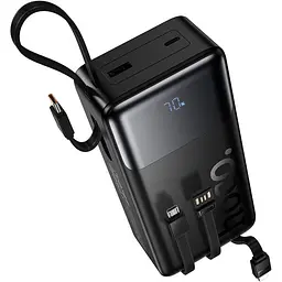 Зовнішній акумулятор Hoco J156B Founder 30000mAh 22.5W Black [156053] - мініатюра 2