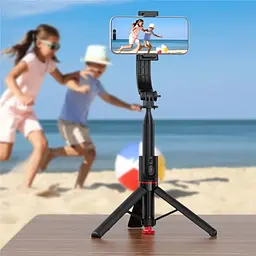 Селфі-монопод ACEFAST E42 supports automatic selfie stand opening Black - мініатюра 6