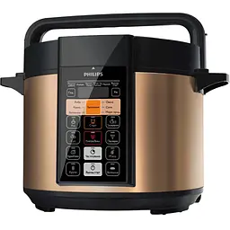 Мультиварка-скороварка Philips Daily Collection 1000 Вт чорна (HD2139/40)