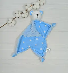 Набір для введення першого прикорму a.l.babybox Зірки білі на блакитному - мініатюра 2