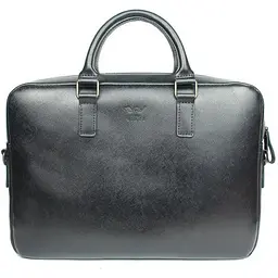 Шкіряна ділова сумка Briefcase 2.0 чорний Саф'яно