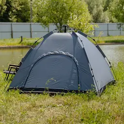 Намет туристичний Lugi LU-019G двомісний 200 * 200 * 140 см сірий - мініатюра 4