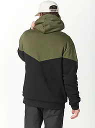 Толстовка Picture Organic Basement Plush Hoody XL Чорний-Оливковий - мініатюра 2