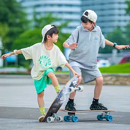 Скейтборд Yvolution Fishtail Cruiser LED 76 см синій (YS52B2) - мініатюра 8
