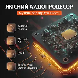 Портативна міні-колонка 5W BT/TF/USB/AUX 5 Вт, рожевий Smart X DW12P - мініатюра 11