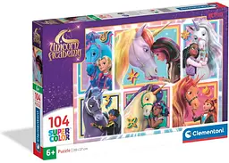 Пазл Clementoni SuperСolor: Головні герої Академії Єдинорогів, Netflix (SuperСolor - Unicorn Academy Puzzle - 104 pcs.), 104 ел. (25094)