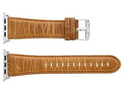 Шкіряний ремінець Primo для Apple Watch 38 мм, 40 мм, 41 мм Light Brown - мініатюра 3