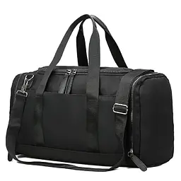 Дорожня сумка чорна текстильна Confident TB8-1905A