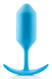 Анальна пробка B-Vibe Snug Plug 3, 12.7 см (блакитний)