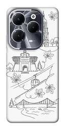 TPU чохол Demsky Kyiv spirit для Infinix Hot 40