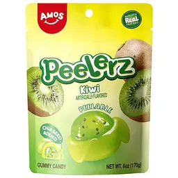 Желейні цукерки Amos Peelerz Peelable Kiwi Gummy Candy 170г