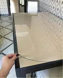 Силіконова скатертина на стіл Soft Glass М'яке скло 1.3х1.0 м (товщина 1.5мм) - мініатюра 8