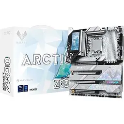 Материнська плата Maxsun iCraft LGA1851, Z890 ARCTIC, Z890, 4xDDR5, Int.Video(CPU), 4xSATA3, 1xPCI-E 16x 5.0, 1x PCI-E 8x 5.0, 2xPCI-E 4x 4.0, 4xM.2, RTL8126, 9xUSB3.2, 2xType-C, DP/HDMI, WIFI7+BT5.4, 16 Phase, Debug, ARGB, ATX - мініатюра 4