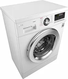 Прально-сушильна машина LG F1296CDS3, 6кг (3кг), 1200, П, Пар, глибина 44см, Дисплей, Інвертор, Білий (F1296CDS3) - мініатюра 7