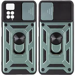 Чохол Ummi Camshield Serge Ring для Xiaomi Redmi Note 11 Pro 4G/5G/Note 11E Pro/ 12 Pro 4G Зелений / Green