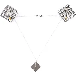 Затискачі для сосків з легкої підвіскою Lockink Adjustable Nipple Clamps With Light Pendant - Grey