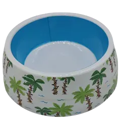 Меламінова миска для собак Derby AH002 Palm trees, L - мініатюра 2