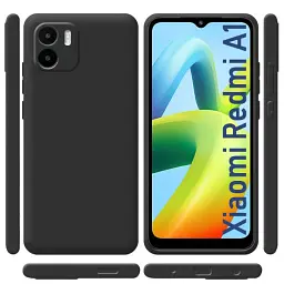 Силіконовий чохол BeCover для Xiaomi Redmi A1/A2 Black (708117) - мініатюра 2