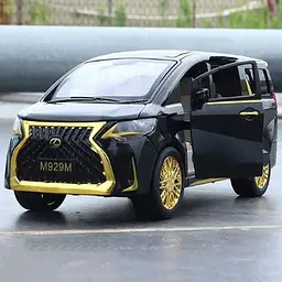 Колекційна металева модель автомобіля АвтоЕксперт Lexus LM300h з інерцією, світлом та звуком 1:24 - мініатюра 2