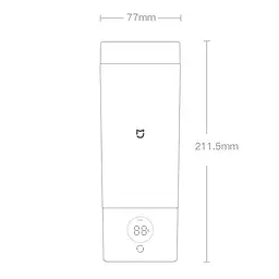 Електричний термос Xiaomi MiJia Portable Electric Cup 2 350ml (MJDRB02PL) White - мініатюра 9