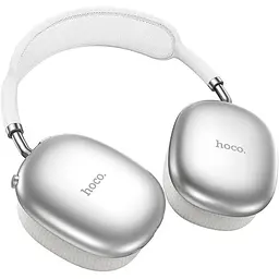 Бездротові навушники Hoco w55 Pleasing BT headphones біло сірі (White Silver) - мініатюра 2