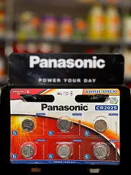 Батарейка Panasonic CR2025 Lithium CR-2025EL/6B 3-6В 6 шт.