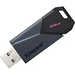USB флеш-накопичувач Kingston DataTraveler Exodia Onyx 64GB USB-A 3.2 Gen 1 Black [DTXON/64GB] [81883] - мініатюра 3