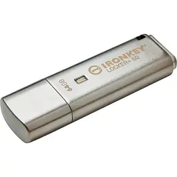 USB флеш-накопичувач Kingston IronKey Locker Plus 50 64GB USB-A 3.2 Gen 1 Silver [IKLP50/64GB] [101528] - мініатюра 3