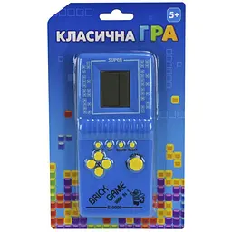 Дитяча інтерактивна іграшка Bambi "Класична гра Тетріс" 725-60(Blue) блакитний